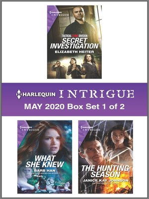 cover image of Harlequin Intrigue May 2020--Box Set 1 of 2